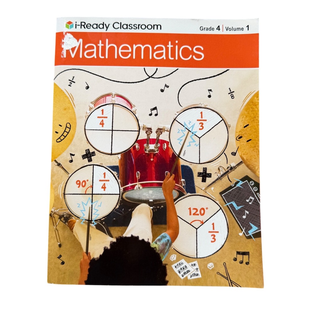 i-Ready Classroom Mathematics Grade 4 Volume 1 Workbook ISBN 9781495780387